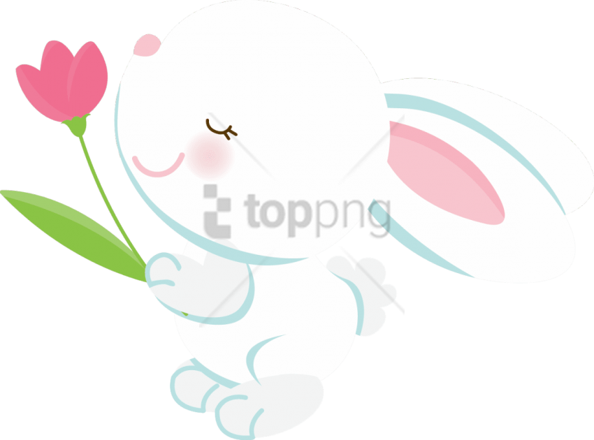 Free Png Stickers Kawaii Para Imprimir De Conejitos - Apliques De Pascoa Clipart (850x630), Png Download