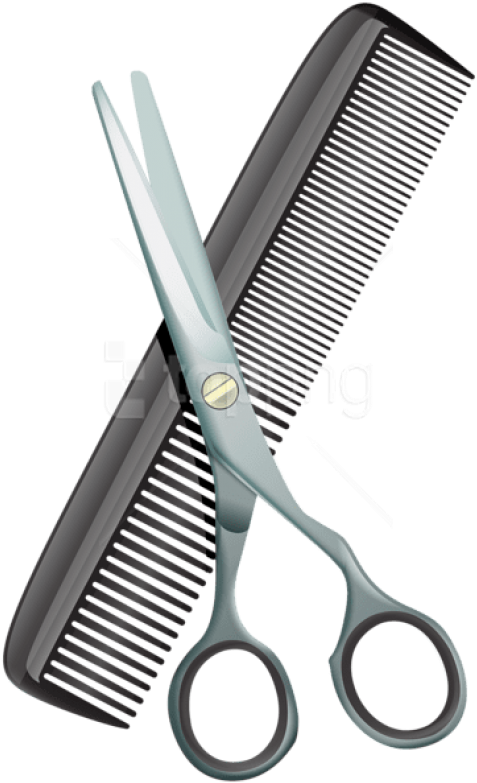 Free Png Download Comb And Scissors Clipart Png Photo Transparent Png (480x792), Png Download