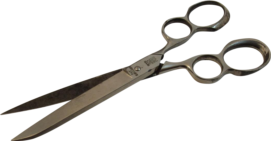 Урожай Boker V 88 Barber Ножницы - Scissors Clipart (1052x549), Png Download