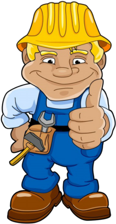 Clip Art Free Stock Laborer Blue Collar Worker Clip - Construction Worker - Png Download (600x749), Png Download
