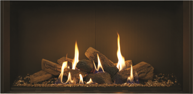 Grand Azure Designer Hole In The Wall Gas Fire - Impressive Hole In The Wall Log Gas Fires Clipart (750x750), Png Download