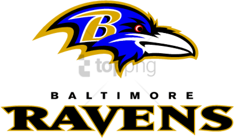 Download Baltimore Ravens Logo Sideview Png Images - Baltimore Ravens Nfl Logo Clipart (850x502), Png Download