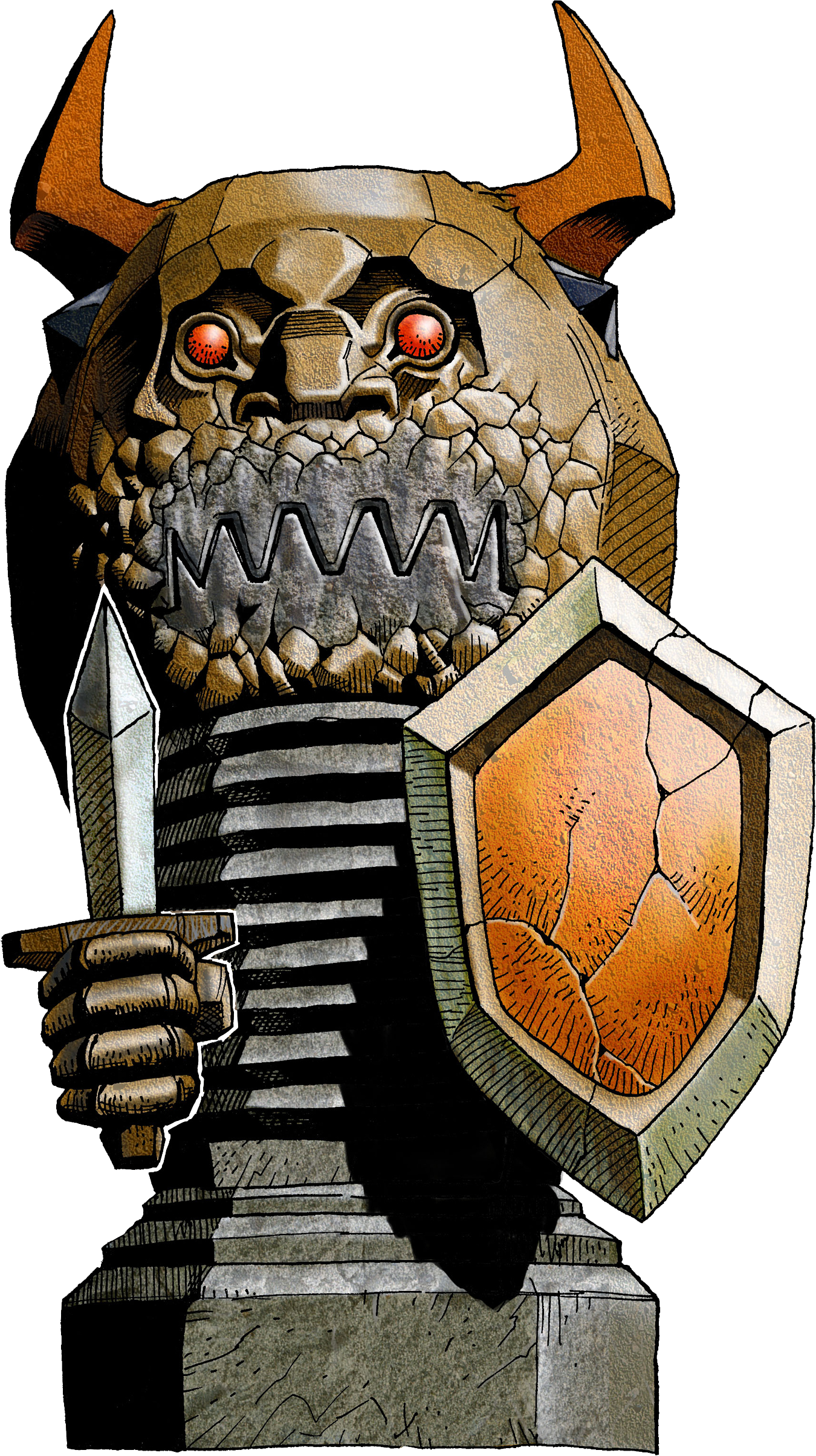 Armos Knight Clipart (1350x2407), Png Download