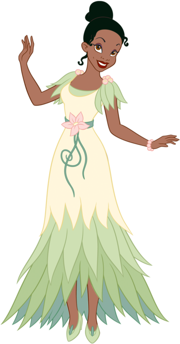 Princess And The Frog Movie Tiana Beaded Bookmark Clipart (1024x900), Png Download