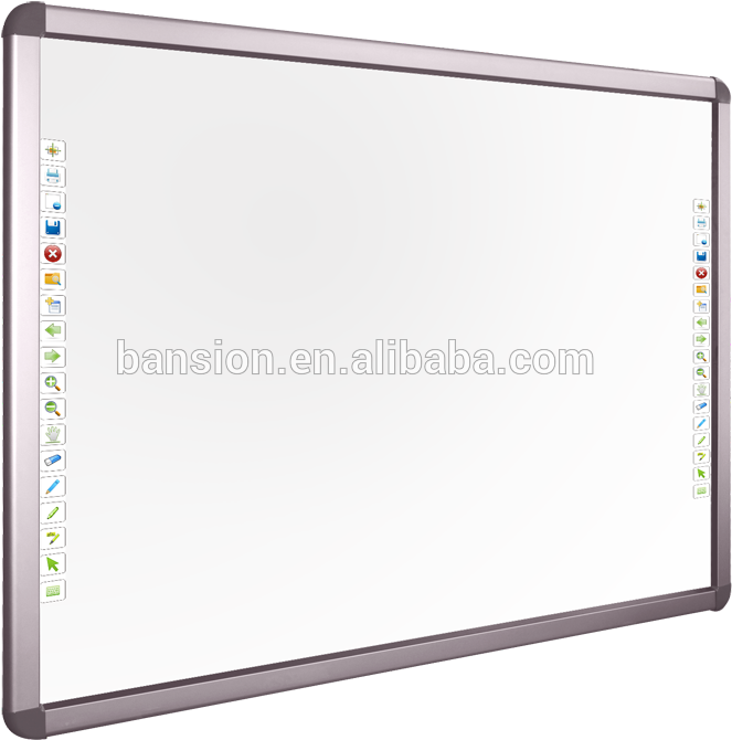 10 Point Finger Touch Infrared Interactive Whiteboard - Interactive Whiteboard Clipart (740x702), Png Download
