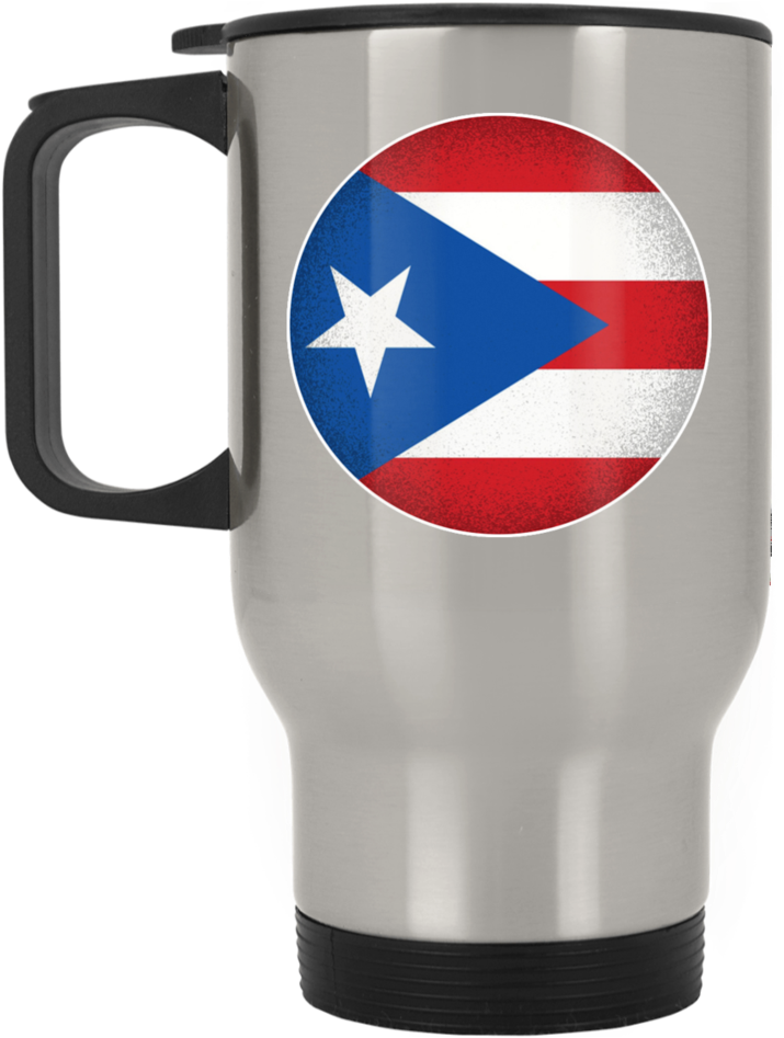 Puerto Rico Flag Mugs - Mug Clipart (715x947), Png Download
