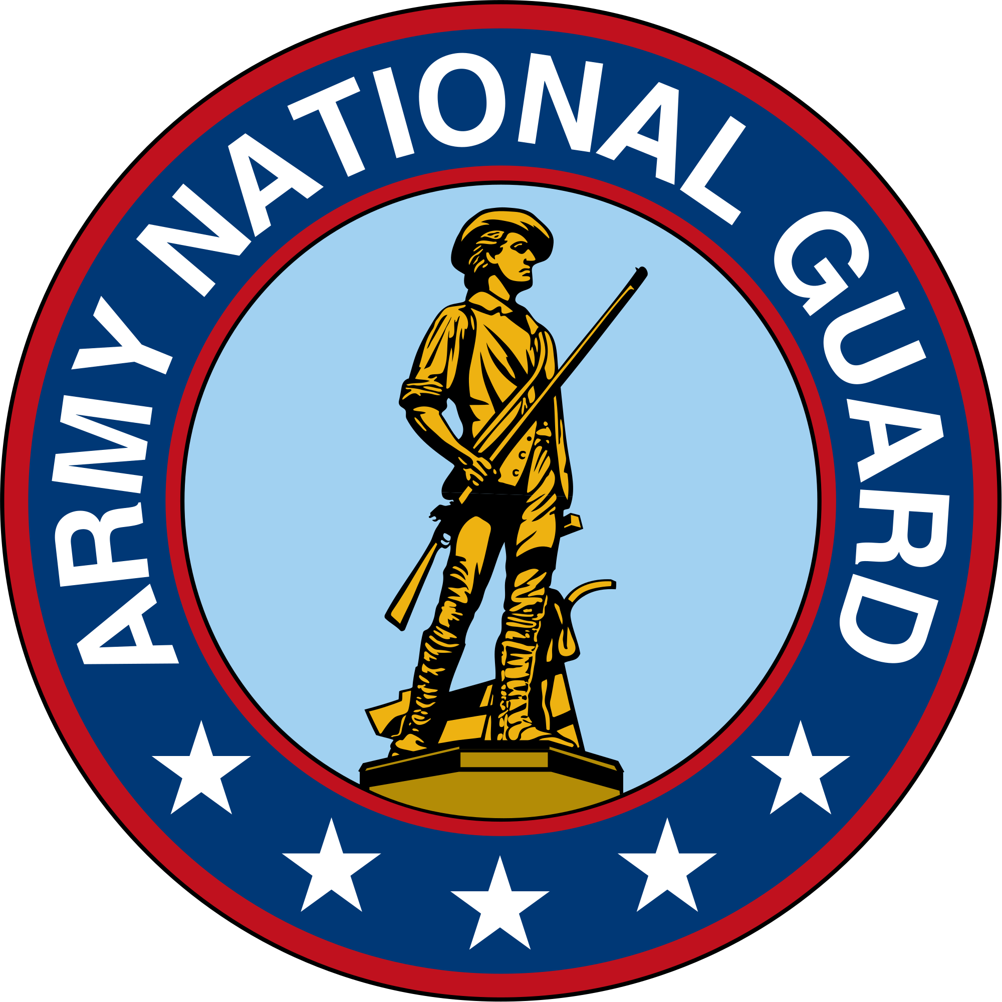 National Guard Seal Clipart (1200x1200), Png Download