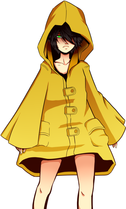 Little Nightmares Runaway Girl , Png Download - Little Nightmares Six Anime Clipart (535x886), Png Download