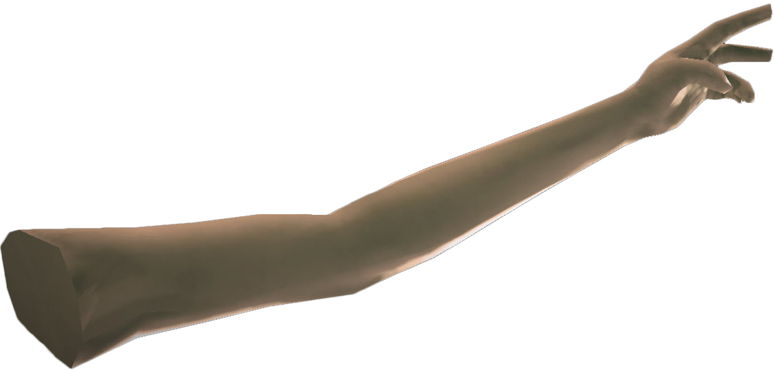 Mannequin Png - Hand Clipart (1128x539), Png Download