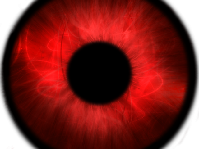 Creepy Clipart Bloodshot Eye - Circle - Png Download (640x480), Png Download