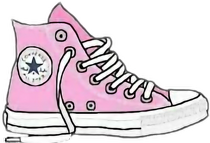 Picture Black And White Library Converse Clipart Cool - Png Converse Transparent Png (688x468), Png Download