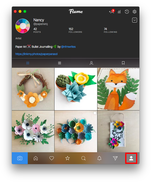 How To View Saved Instagram Photos On A Pc Flume1 - See Saved On Instagram Clipart (641x762), Png Download