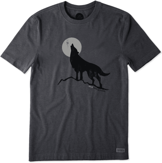 Men's Howling Wolf Crusher Tee - Panama Mission Trip Shirt Clipart (564x565), Png Download