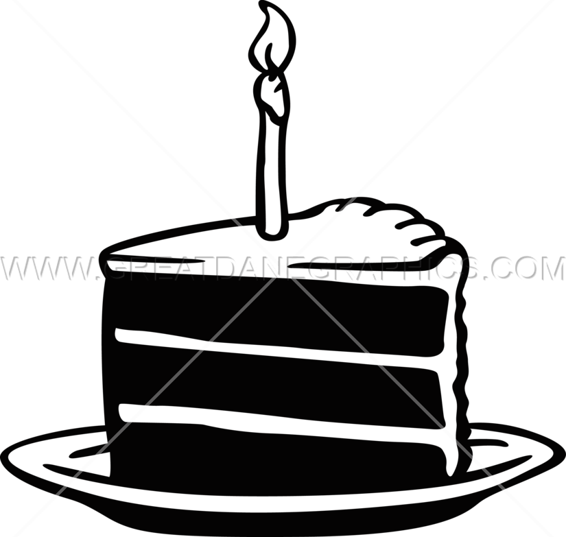 Birthday Cake Slice - Birthday Cake Slice Drawing Clipart (825x783), Png Download