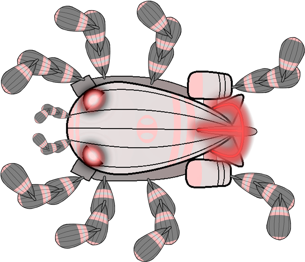 Blimp Spider Mech - Cancer Clipart (1021x877), Png Download