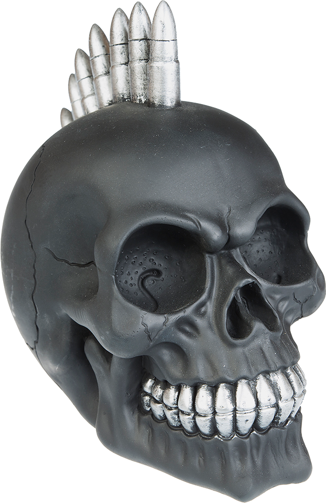 What Might Fit In A Black Skull As Good As Shakers - Skull Clipart (640x987), Png Download