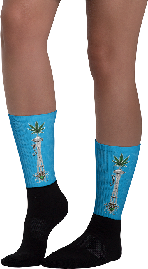 Seattle Space Needle - Lion King Socks Clipart (1000x1000), Png Download