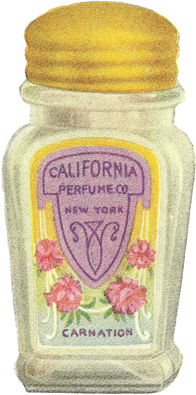 Vintage Perfume Clip Art - Bottle - Png Download (1055x1600), Png Download
