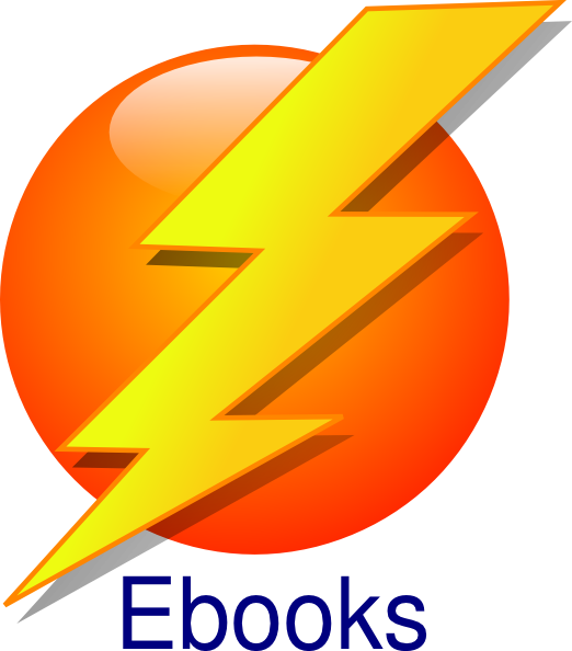 Ebooks Lightning Clip Art - Png Download (522x594), Png Download