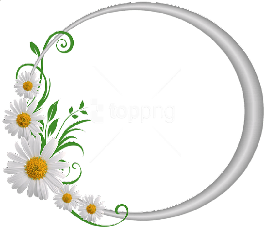 Free Png Best Stock Photos Silver Round Frame With - Circle Frames For Pictures Png Clipart (850x730), Png Download