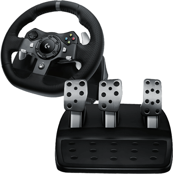 Logitech G920 Driving Force Steering Wheel - Logitech Game Steering Wheel Clipart (600x600), Png Download