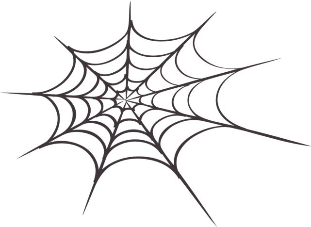 Halloween Cobwebs Cliparts - Clipart Spider Web Png Transparent Png (640x480), Png Download