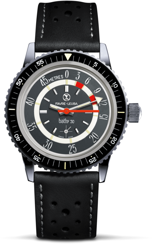 Fl Bathy50 - Longines Hydroconquest 1 100 Chronograph Clipart (654x980), Png Download
