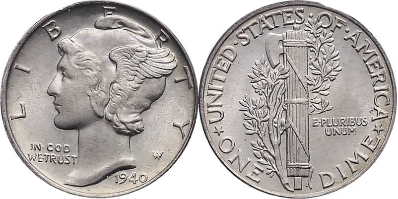 10 Cents Estados Unidos Clipart (802x401), Png Download