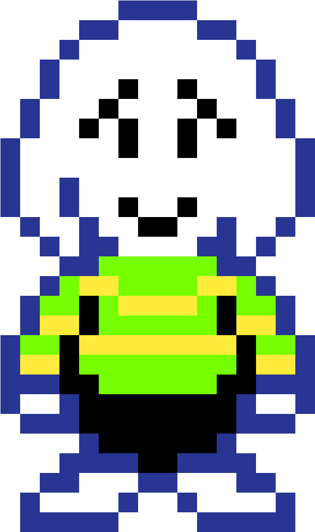 Asriel - Undertale Pixel Art Asriel Clipart (1000x1200), Png Download