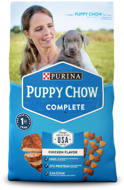Purina Puppy Chow Complete Dry Dog Food Clipart (500x733), Png Download