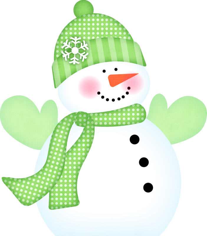 Snowman Winter Clipart , - Png Download (702x800), Png Download