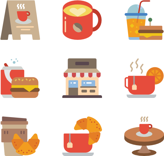 Cafe Clipart (600x564), Png Download