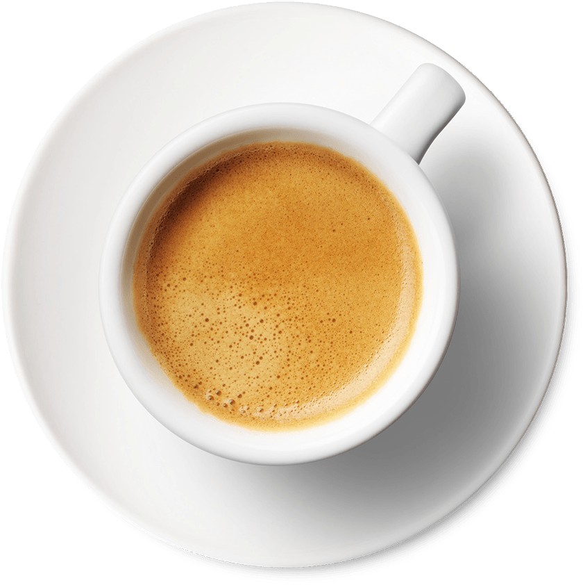 Download Soluções Em Coffee - White Coffee Cup Top View Clipart Png