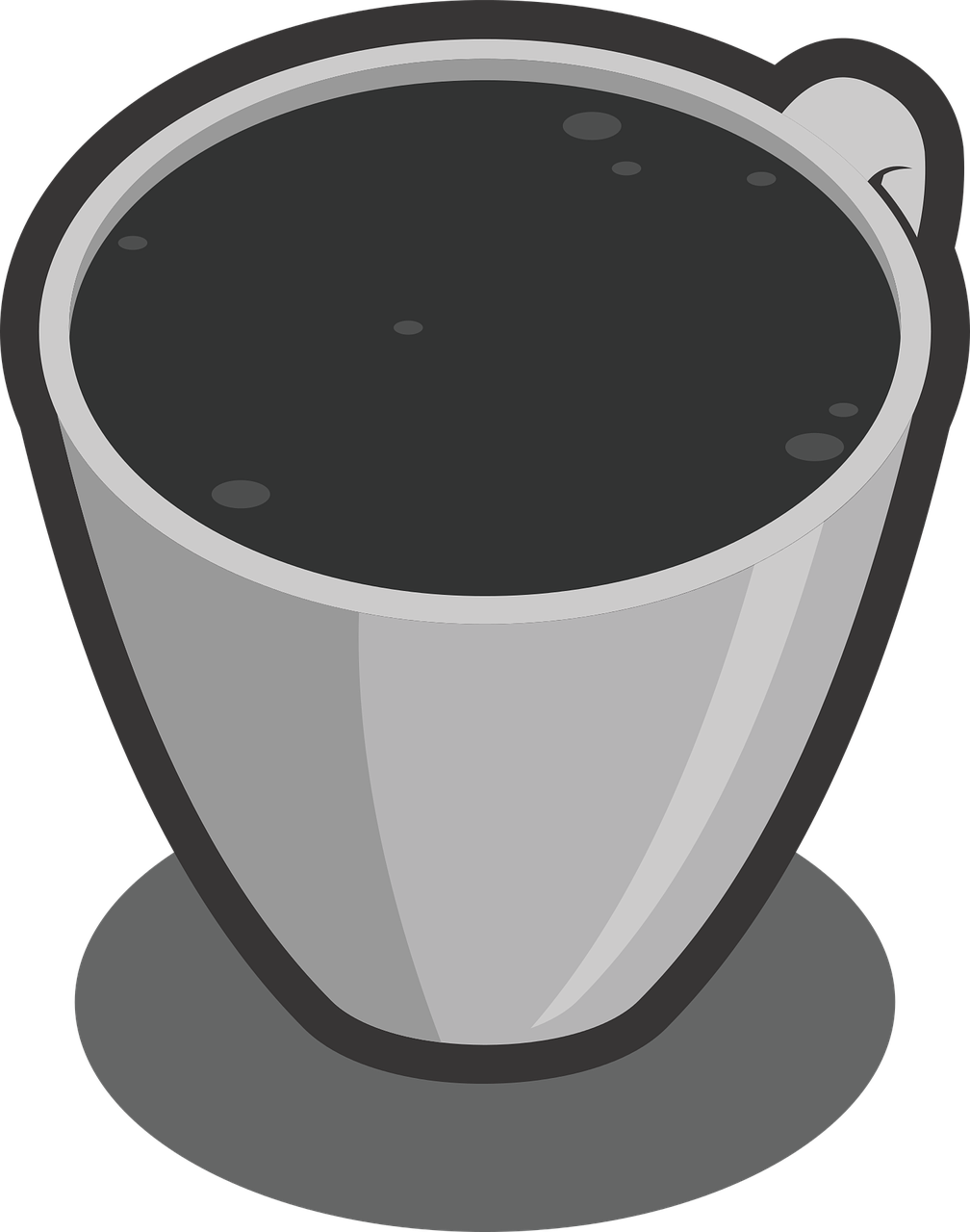 Coffee Cup Coffee Cup - Teacup Clipart (1008x1280), Png Download