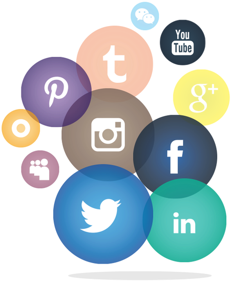 Redes Sociales Png Clipart (570x555), Png Download