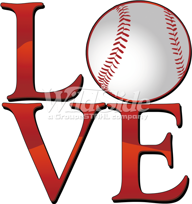 Love Baseball Clipart (675x675), Png Download