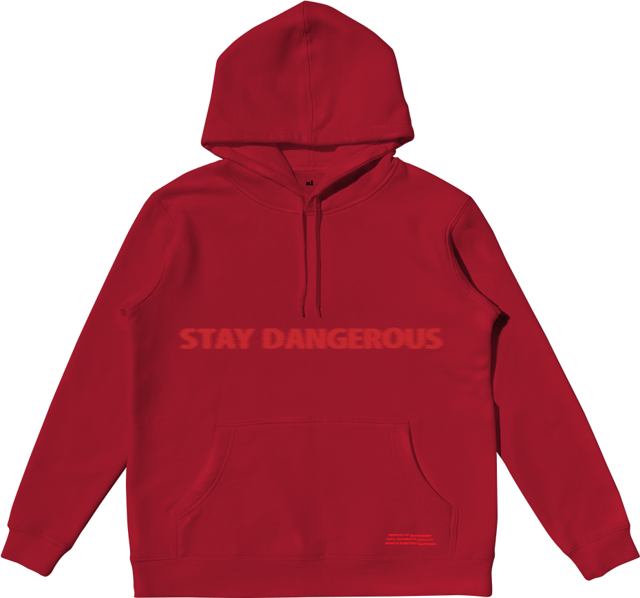 1000 X 1000 3 - Stay Dangerous Red Hoodie Clipart (1000x1000), Png Download
