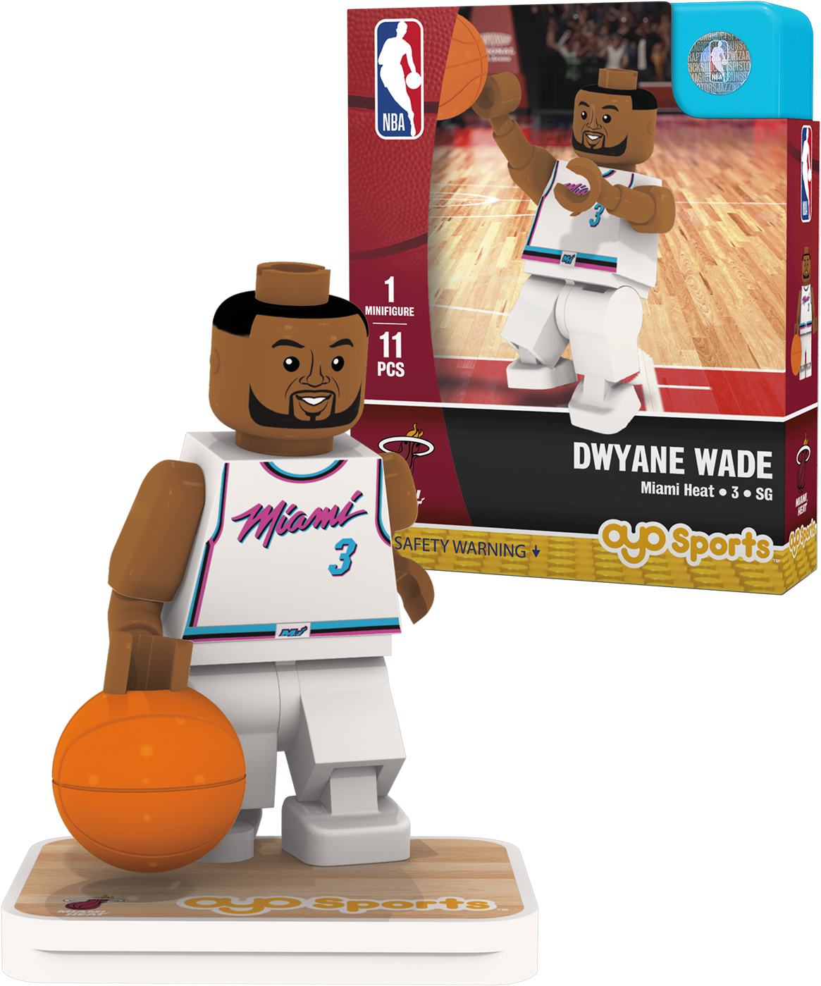 Oyo Sports Miami Heat Dwyane Wade Vice Uniform City Clipart (1165x1399), Png Download