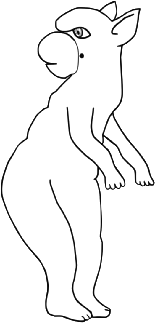 Alaska The Bull Worm Png - Illustration Clipart (728x1197), Png Download