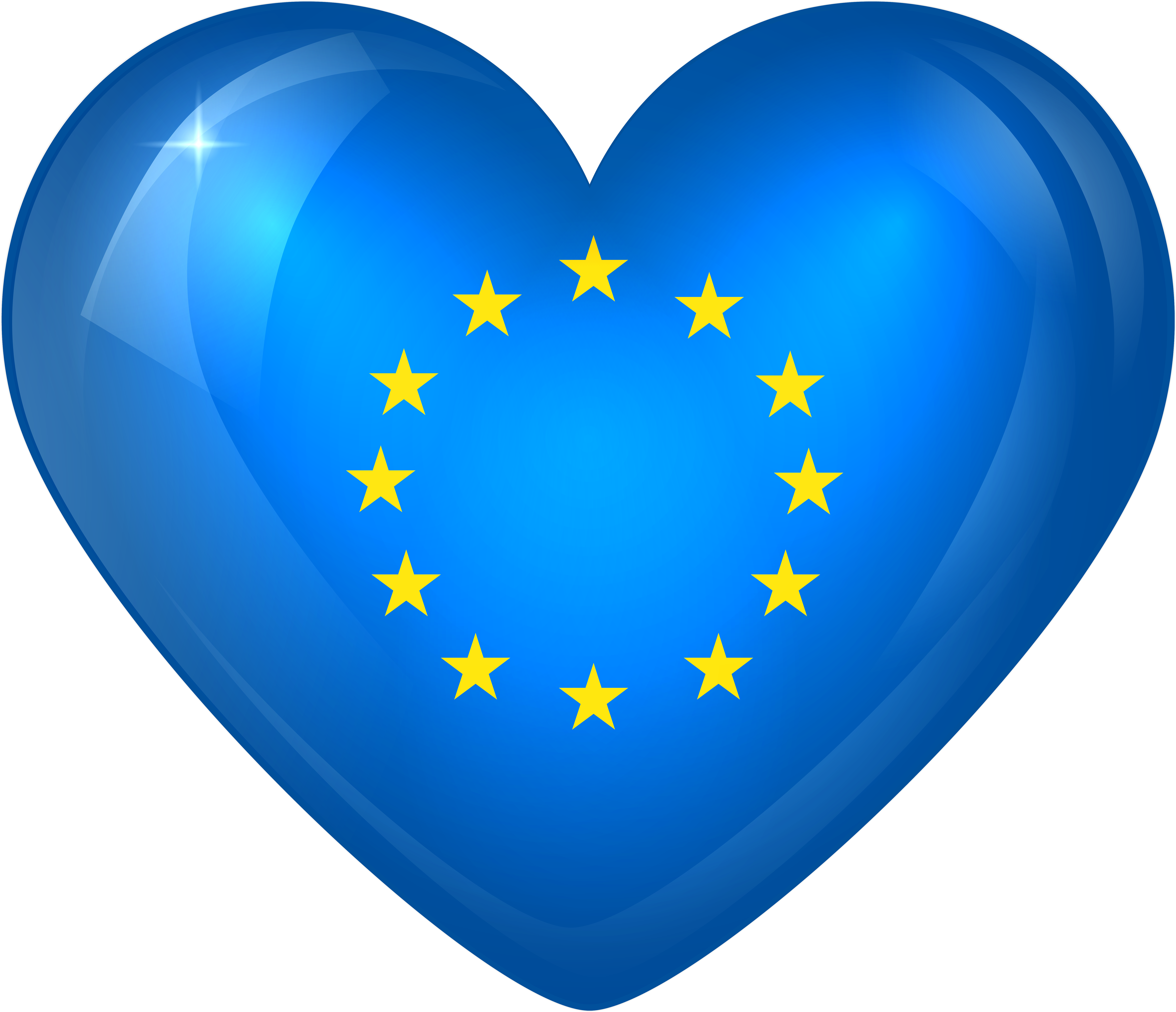 European Heart Clipart Free Clipart Collection Drawing - Irelands European Structural And Investment Funds Programmes - Png Download (6000x5183), Png Download