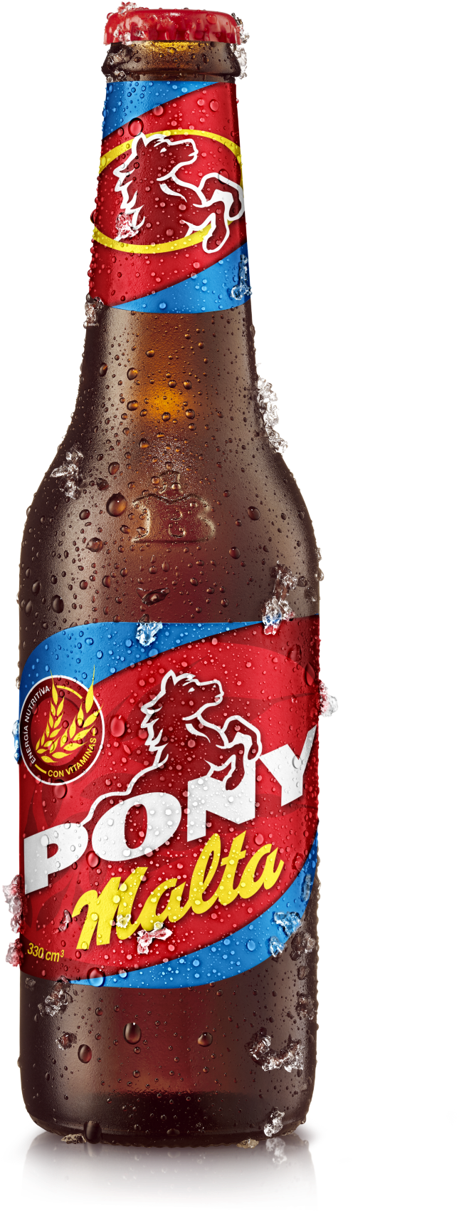 Pony Malta Producto 330 Front Small - Pony Malta Clipart (983x1772), Png Download