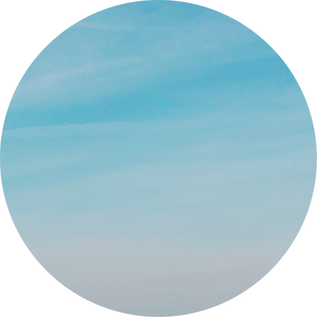 #blue #sky #bluesky #tumblr #background #aesthetic - Circle Clipart (1024x1024), Png Download