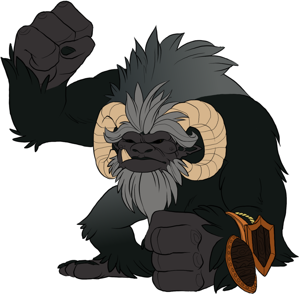 Scary Yeti Photo - Cartoon Clipart (1024x1024), Png Download