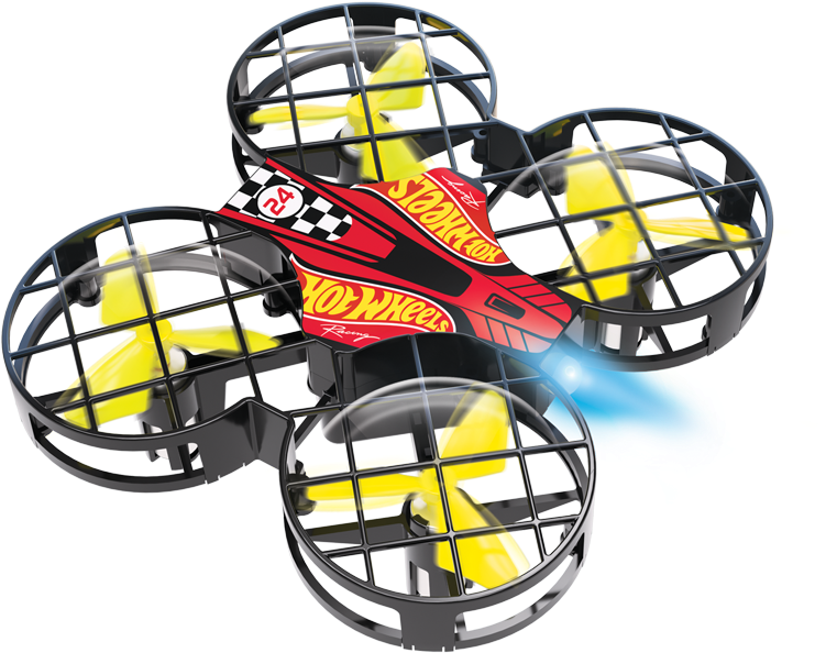 Hot Wheels Drx Nano Racing Drone - Hot Wheel Rc Drone Clipart (751x594), Png Download
