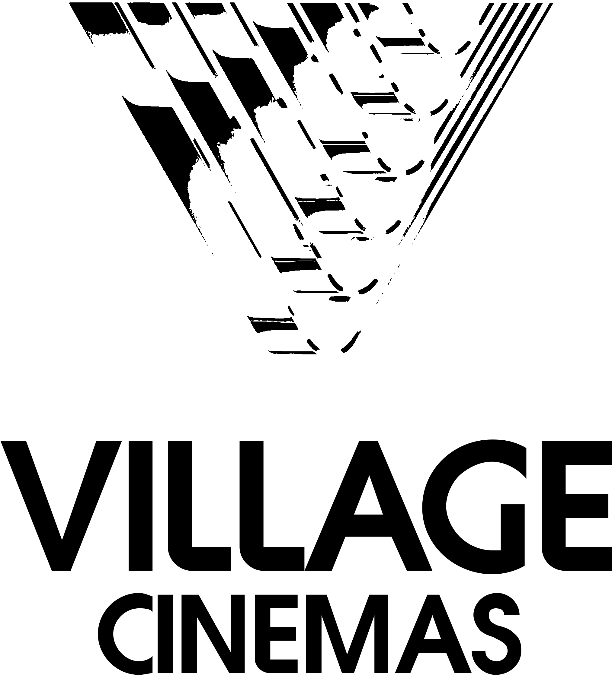 Village Cinemas Logo Black And White - Village Cinemas Australia Logo Clipart (2400x2400), Png Download