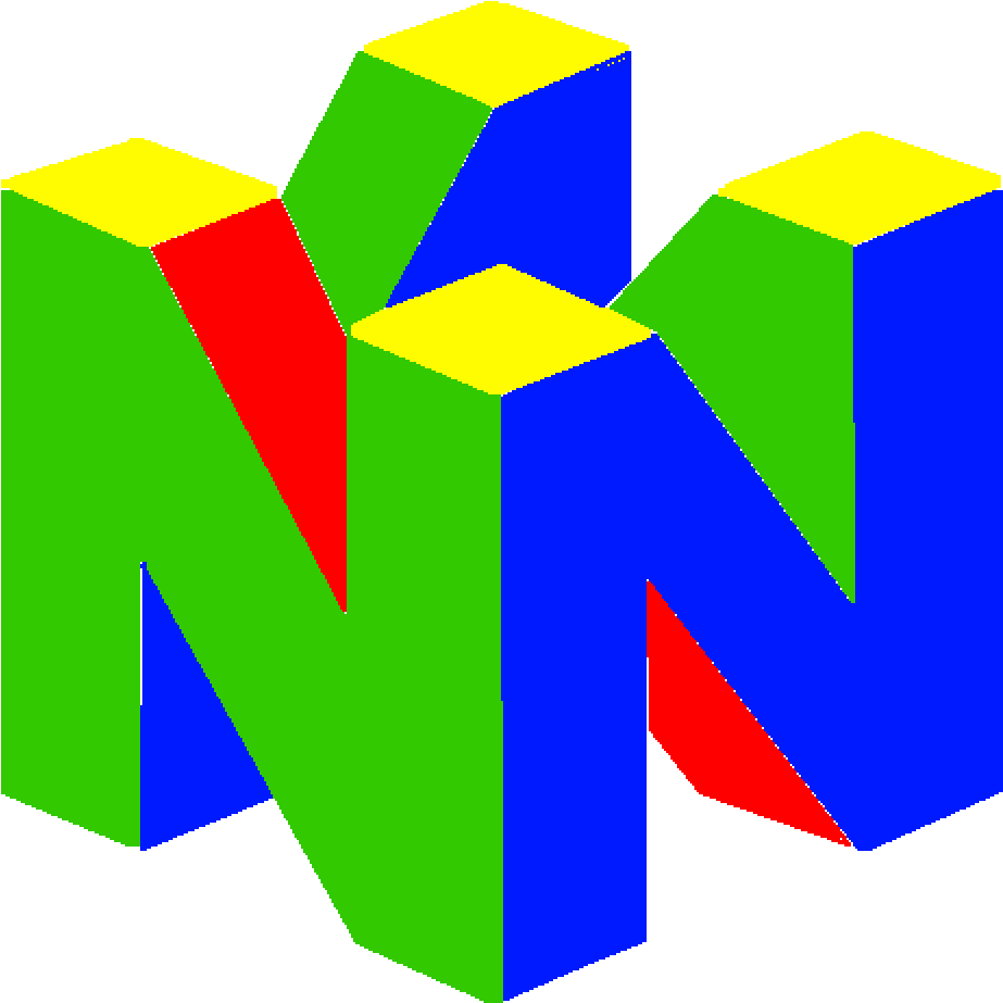 Nintendo 64/n64 Logo - Nintendo 64 Logo Clipart (1000x1000), Png Download