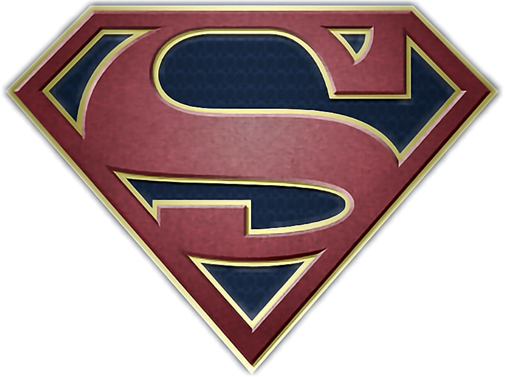 #superman #supergirl #dccomics#freetoedit - Supergirl Show Logo Png Clipart (1024x766), Png Download