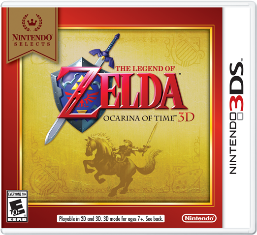 Nintendo Store - Zelda Ocarina Of Time 3ds Clipart (640x480), Png Download