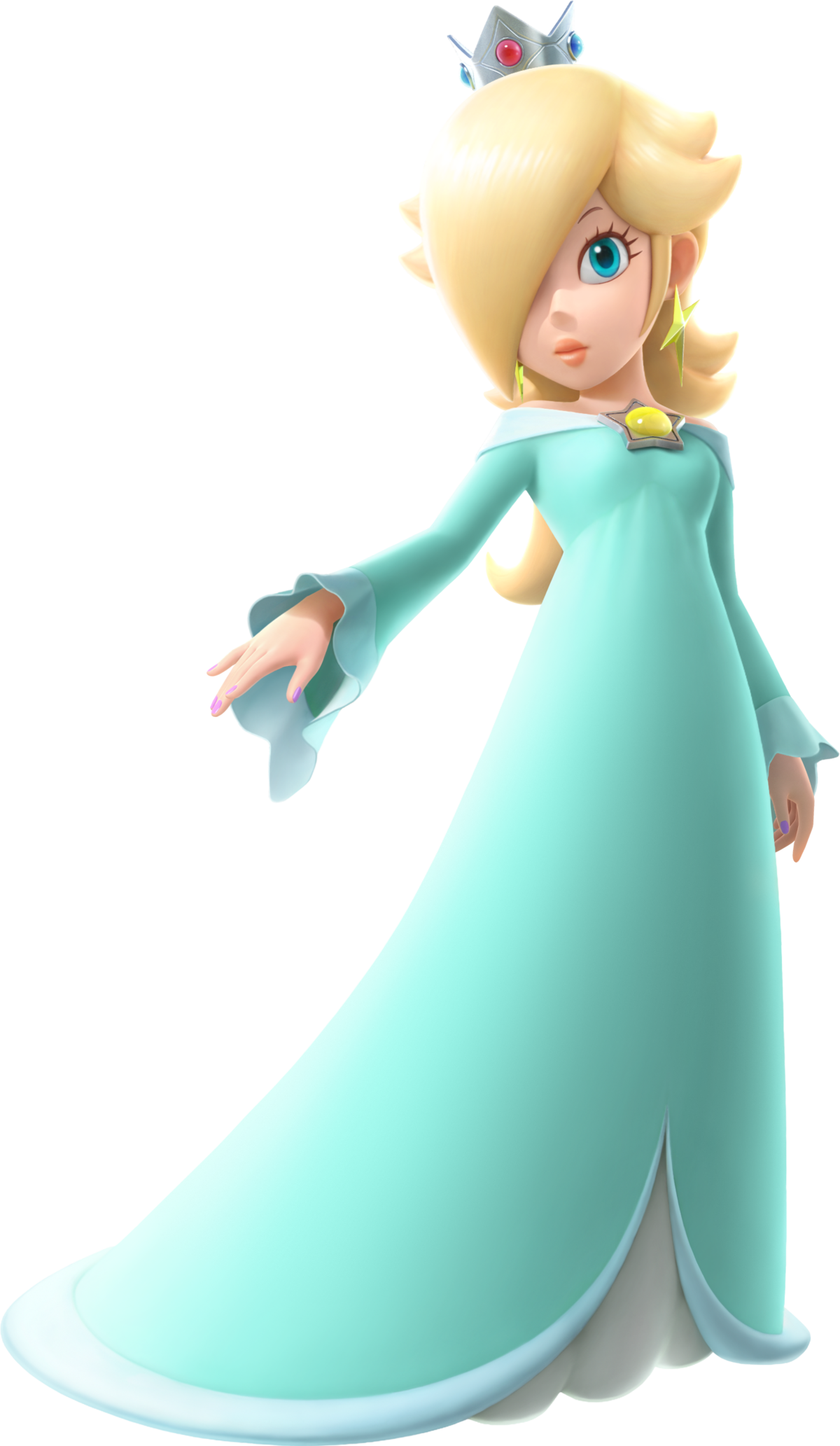 Smashwiki Β - Rosalina From Mario Clipart (1200x2065), Png Download