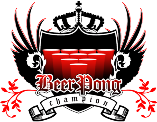 Beer Pong Png - Beerpong Emblem Clipart (790x691), Png Download